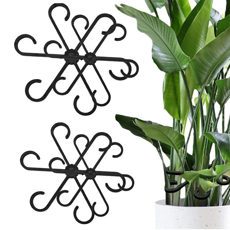 Variegated Monstera Node - 4 adet Tırmanma Tesisleri Destek Klipleri